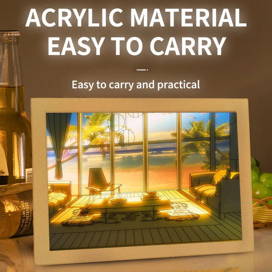 Luminous Aesthetic Painting | Night Lamp