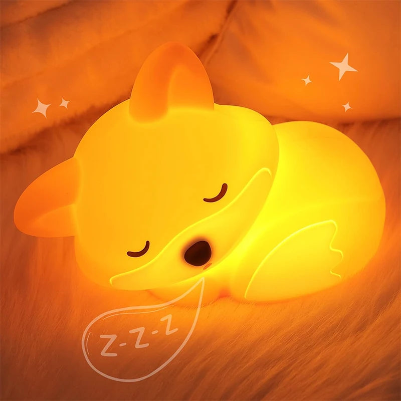Little Cute Fox Night Lamp | Bedside Lamp | Kawaii Lamp