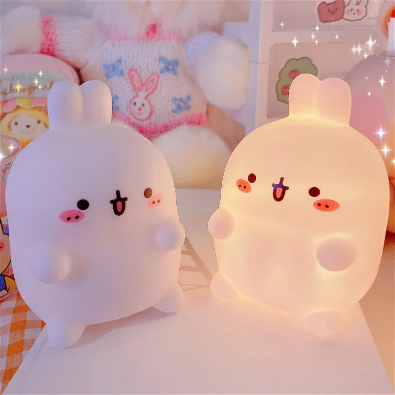 Rabbit Night Light | LED Small Table Light | Creative Atmosphere Lamp