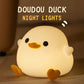 Doudou Duck Night Light | Soft Light Lamp | Clap Silicone Lamp