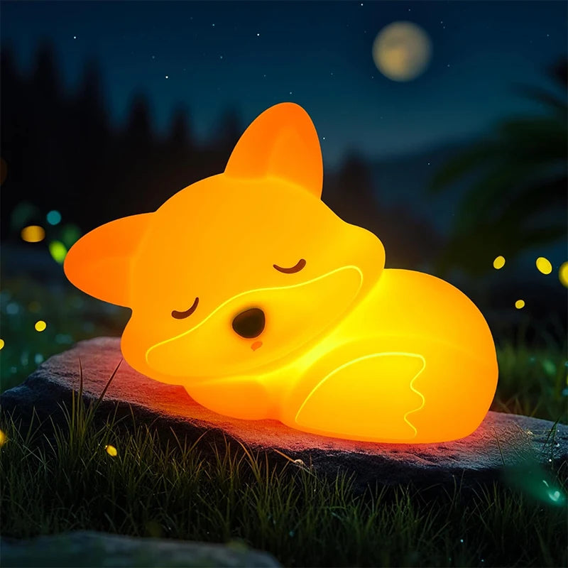 Little Cute Fox Night Lamp | Bedside Lamp | Kawaii Lamp