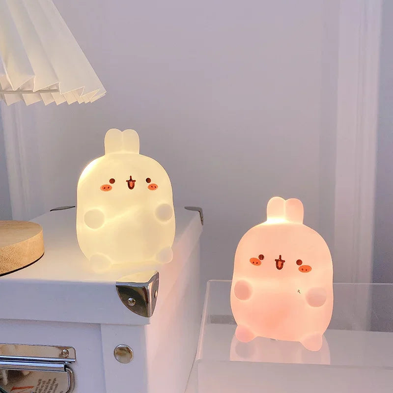 Rabbit Night Light | LED Small Table Light | Creative Atmosphere Lamp