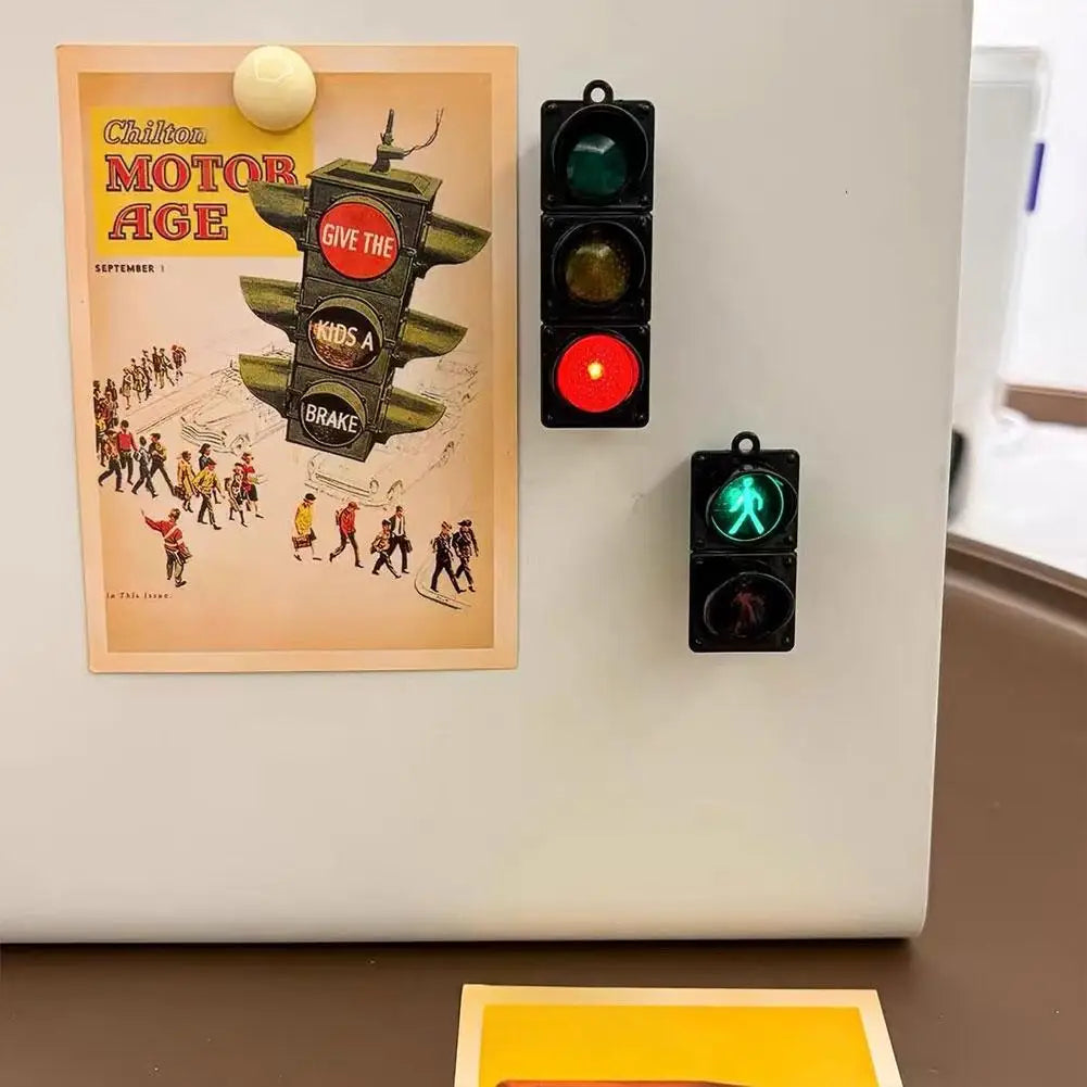 Aesthetic Traffic Light Sign | Home Decor | Fridge Magnets