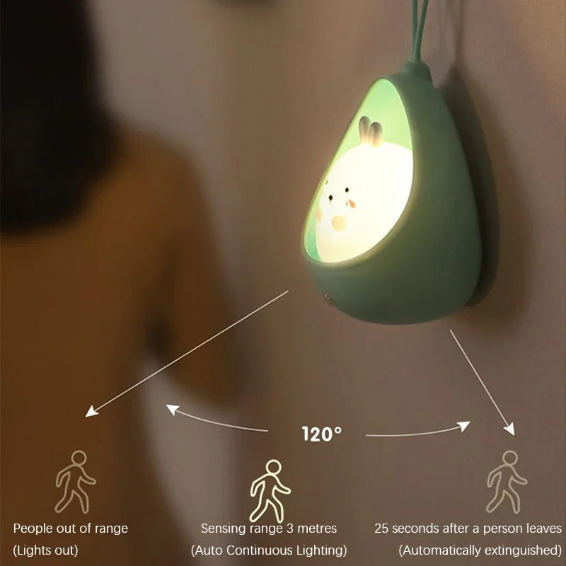Intelligent Human Sensing  Light | LED Night Light | Bedroom Lamp