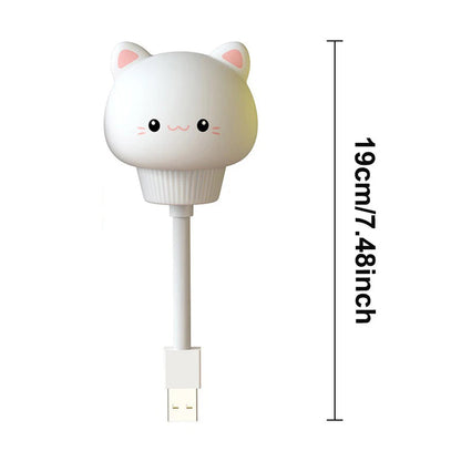 Cute USB Night Light | LED Voice Control  | Bedroom Decor Lamp.